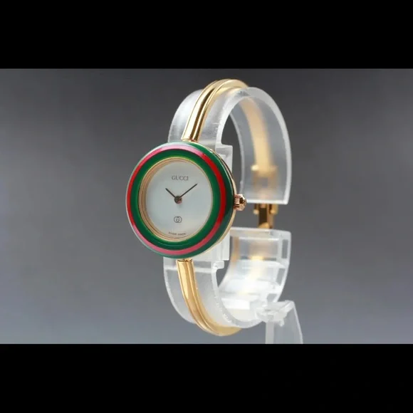 VINTAGE RARE 14k Gold! GUCCI! All the RAGE! Collectors Watch Bracelet - Picture 6 of 7